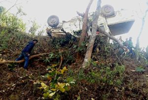 jeep crash in gulmi